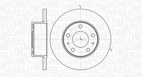 MAGNETI MARELLI Bremžu diski 361302040253